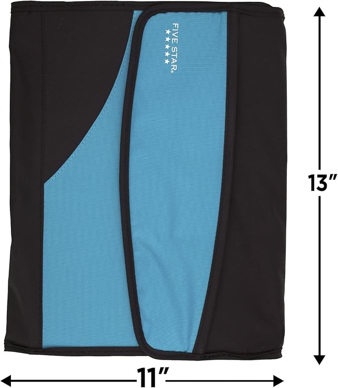 Five Star Expanding File Folder, 8-Pocket Expandable File Folder, Teal (73921)