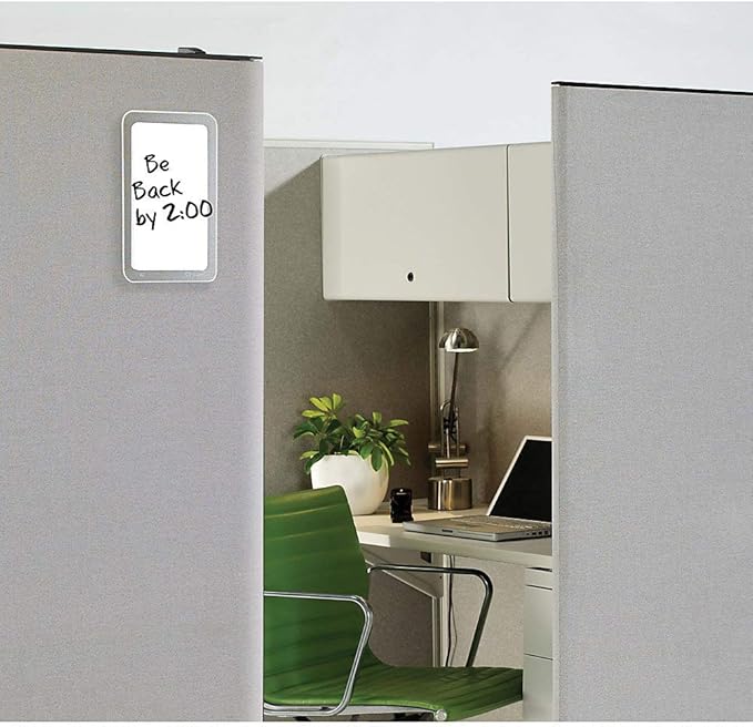 Quartet TM3623 iQTotal Erase Board, 36 x 23, White, Clear Frame
