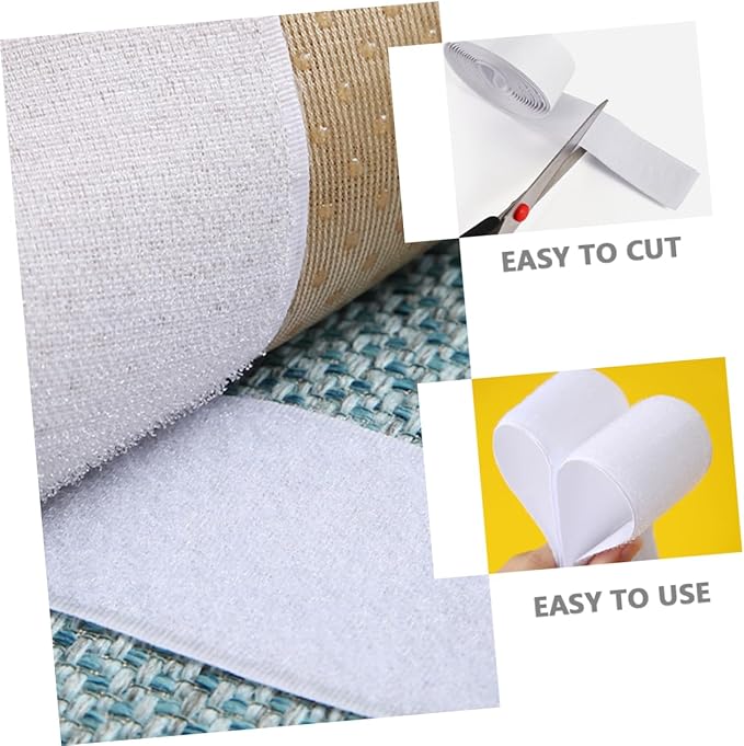 2 Rolls Guitar Pedal Board Mounting Tape Heavy Duty Hook and Loop Strips of Sticky Adhesive for Secure Attachment and Flexibility Effects Pedal Setup Configuration