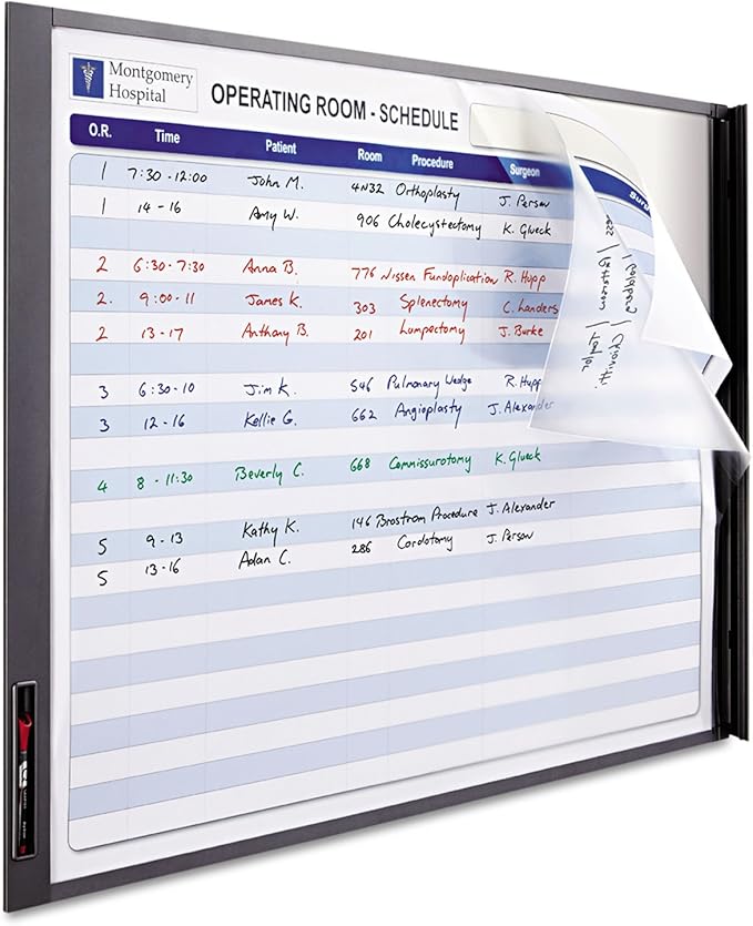Quartet Inview Custom Whiteboard, 37.5 x 23 Inches, .5 Inch Graphite Frame (72982)