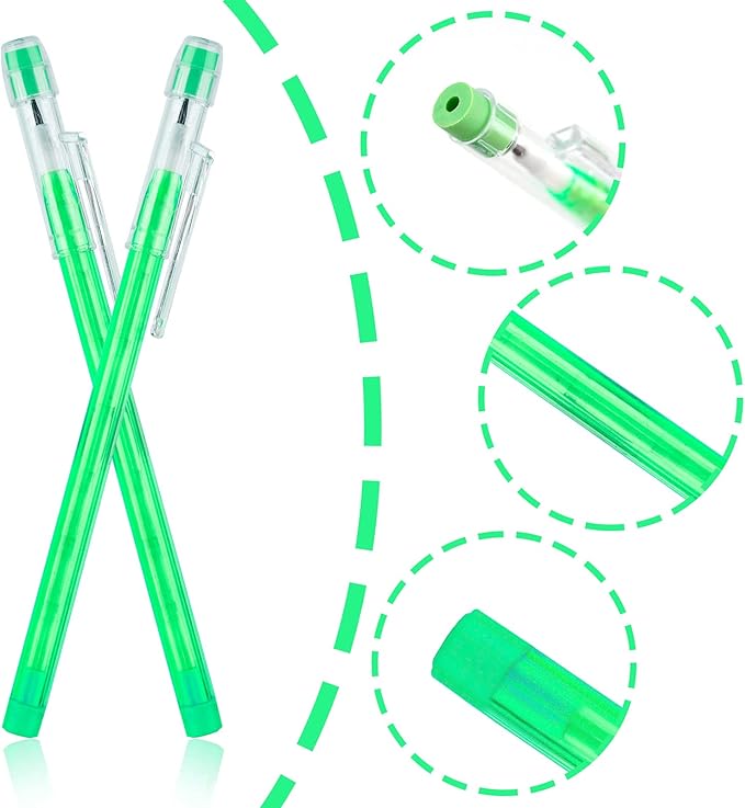 Kolewo4ever 36pcs HB Pencils Kawaii Cute Multipoint Pencil Push Translucent Non Sharpening Stackable Pencils Pop Up Plastic Pencil for Classroom Rewards Carnival Prizes (Normal)