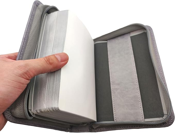 JW Holy Scriptures Book Cover - Faux Leather Zippable - Perfect for Conventions and Gifts