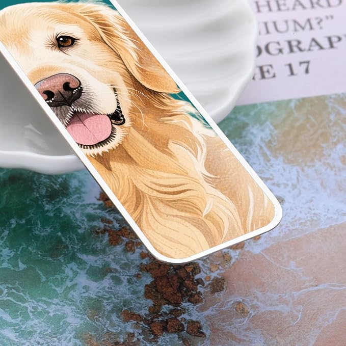 Golden Retriever Gifts for Women Men, Gift for Golden Retriever Lovers Owners, Fathers Day Dog Dag Gifts for Men, Book Club Gifts for Dog Lovers Kids, Reading Accessories for Book Lover Bookish Nerd