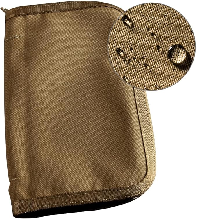 Rite in The Rain Weatherproof Cordura Fabric Notebook Cover, 5.5" x 8.5", Tan Cover (No. C980)