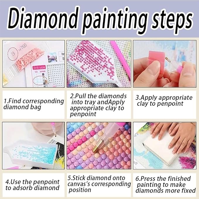 4PCS Diamond Art Bookmarks DIY Hummingbirds Diamond Painting Bookmarks for Adults Book Lovers Beginners DIY Crafts, Christmas New Year Graduation Birthday Gift