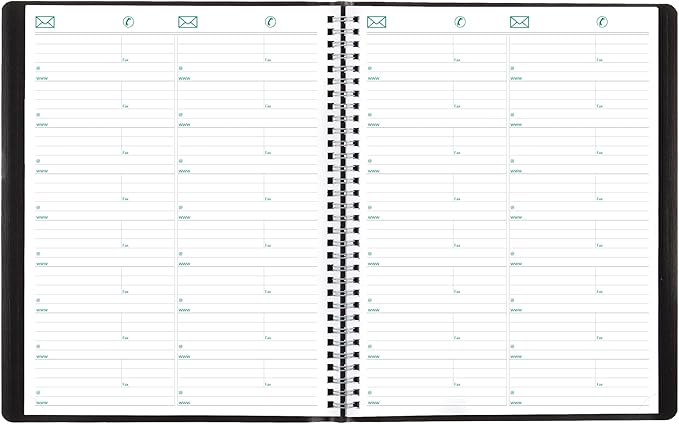 Brownline® 2026 EcoLogix® Monthly Planner, 14 Months, December 2025 to January 2027, Recycled, Twin-Wire Binding, 11" x 8.5", Black (CB435W.BLK-26)