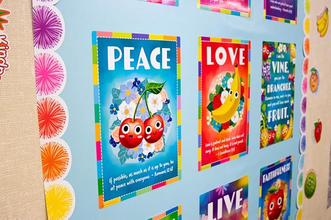 Teacher Created Resources Fruit of the Spirit Educational Poster Pack (TCR7071)