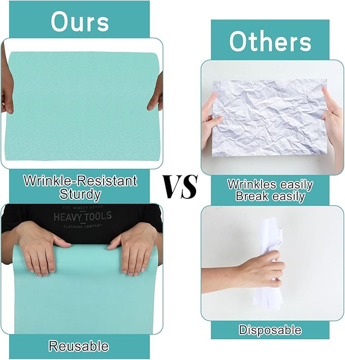 Calming Blue Bulletin Board Roll Reusable Waterproof Erasable Bulletin Board Fade Resistant Wrinkle Resistant Poster Non-Woven Fabric Bulletin Board Roll for Classroom Decor Wrap Craft 15.55" x40ft