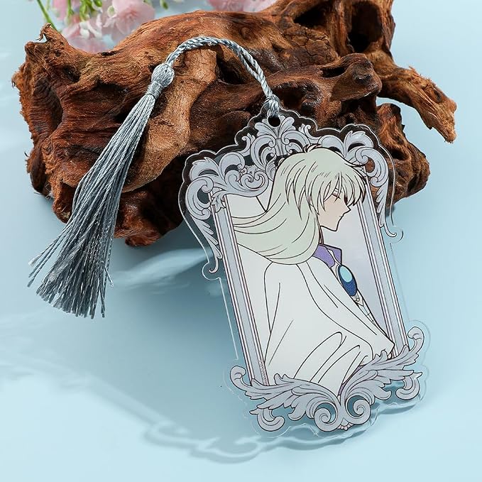 Anime Magic Cards Captor Sakura Bookmarks Set - Sweet Cartoon Cute Book Marks for Reading Women Men Anime Fans, Book Accessories Collection Decor Hangings Gifts (Acrylic Style 4)