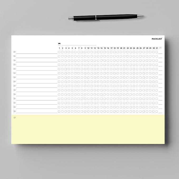 Monthly Habit Tracker Pad – (8.3" x 11.7") Undated Goal Tracker & Wellness Planner. Maximize Productivity, Build Positive Habits, and Crush Your Daily & Long-Term Goals!