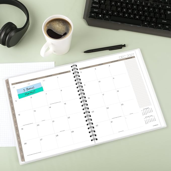 Mead Cambridge 2027 Planner, Weekly & Monthly, 8.5" x 11", Massimo (1853-905-27)