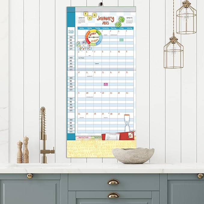 Lang, Family by Paula Joerling 2025 Plan It Wall Calendar