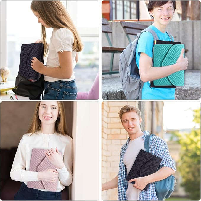 APLUFINE Reusable Book Cover with Magnet Closure - Adjustable Book Sleeve for Hardcovers and Paperbacks