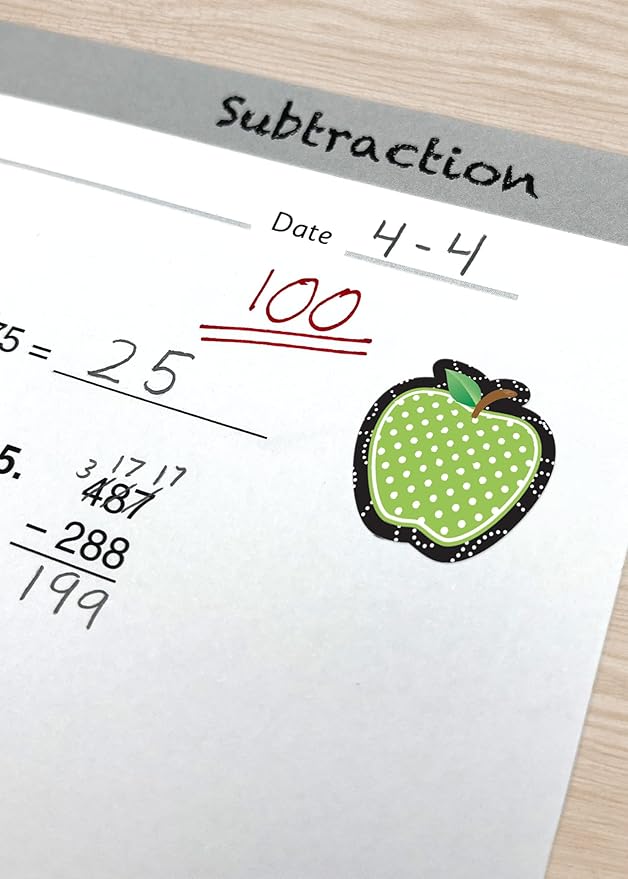 Teacher Created Resources Dotty Apples Stickers (TCR5912)