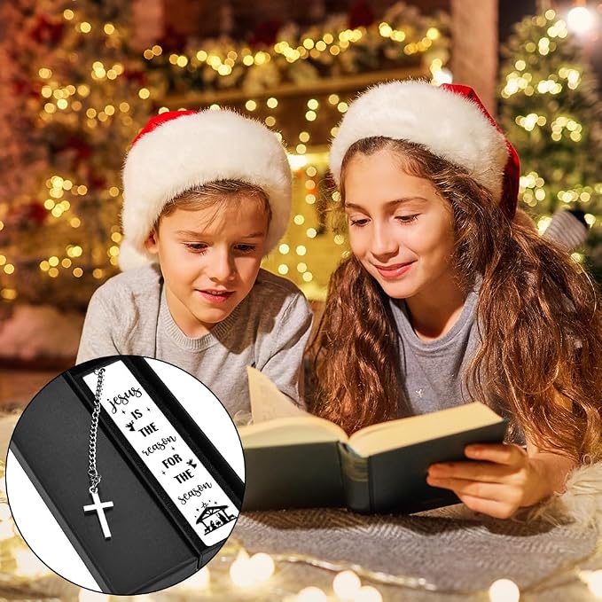 Quimoy Confirmation Gifts for Teenage Boys Girls, Christian Gifts for Women Faith, Baptism Gifts for Girl, Inspirational Easter Christmas Birthday Graduation Bookmark Gift for Her