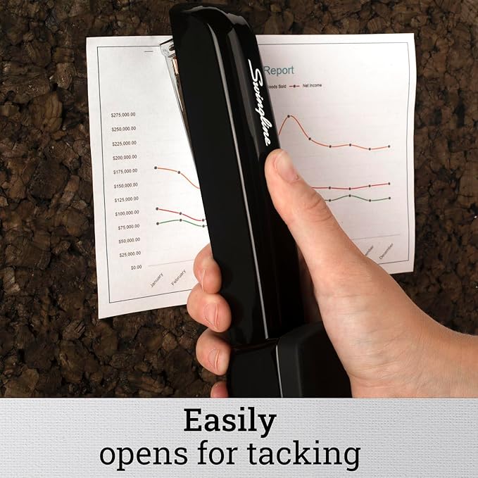 Swingline Stapler,30 Sheet Capacity,747 Business Stapler,Jam Free,Anti-Microbial,Metal,Black (74741),(Pack of 12)