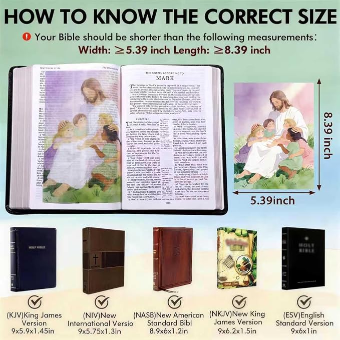 BAMAYSELF 15 Pcs Bible Page Overlays for Women, Bible Inserts Gifts for Journaling, Elegant Christian Bookmark Gift Book Accessories, Christian Church Gifts for Bookish Book Lovers