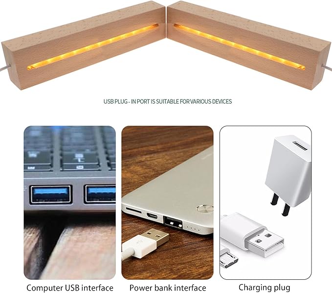 7 Color Rectangle Display Pedestal with Acrylic, 9.4" x 6.7" Led Note Board Best Gift for Mother'sDay/Father'sday/Birthday/Wedding/Anniversary