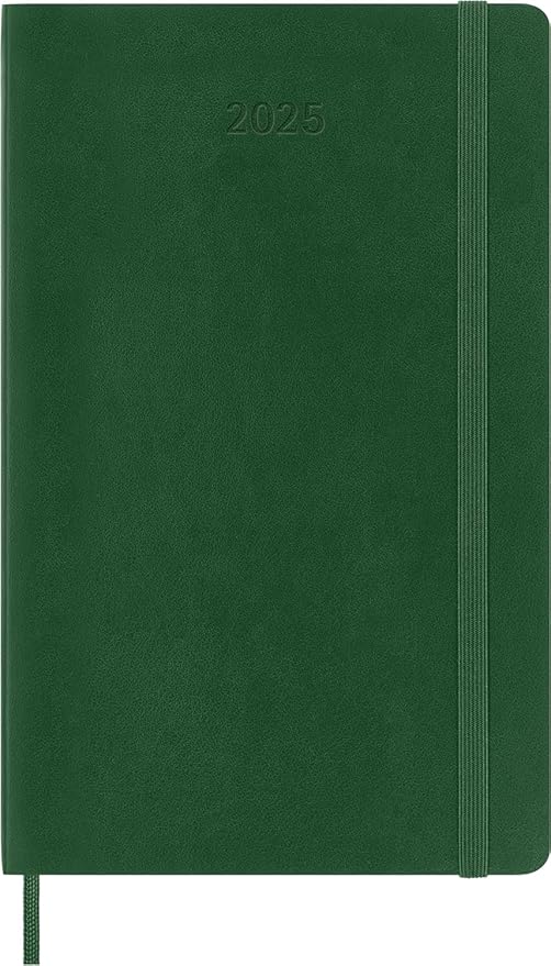Moleskine Classic 12 Month 2025 Weekly Planner, Soft Cover, Large (5"x8.25"), Myrtl