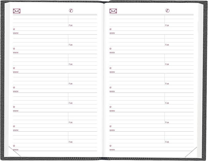 Brownline® 2026 Traditional Daily Pocket Planner, Appointment Book, 12 Months, January to December, Perfect Binding, 4.75" x 3", Assorted Colors (CB301.ASX-26)
