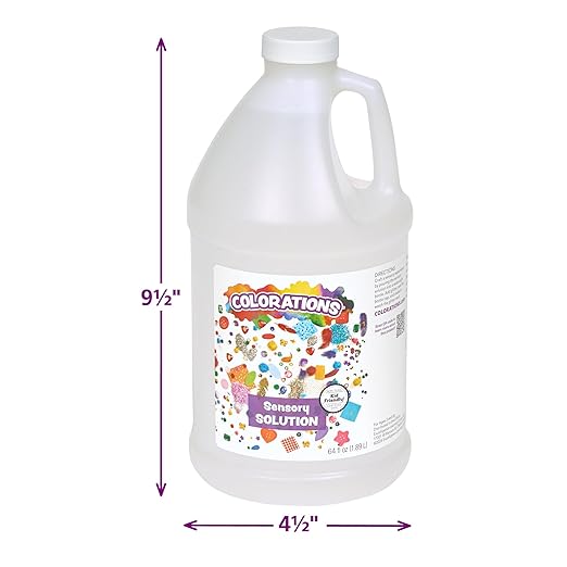Colorations Sensory Suspension -16 oz, DIY Sensory Ready-to-use Solution for Calming Jars, Mindfulness Craft, Focus Aid, Sensory Exploration, Non-Toxic, Home or Classroom Activty - Made in USA
