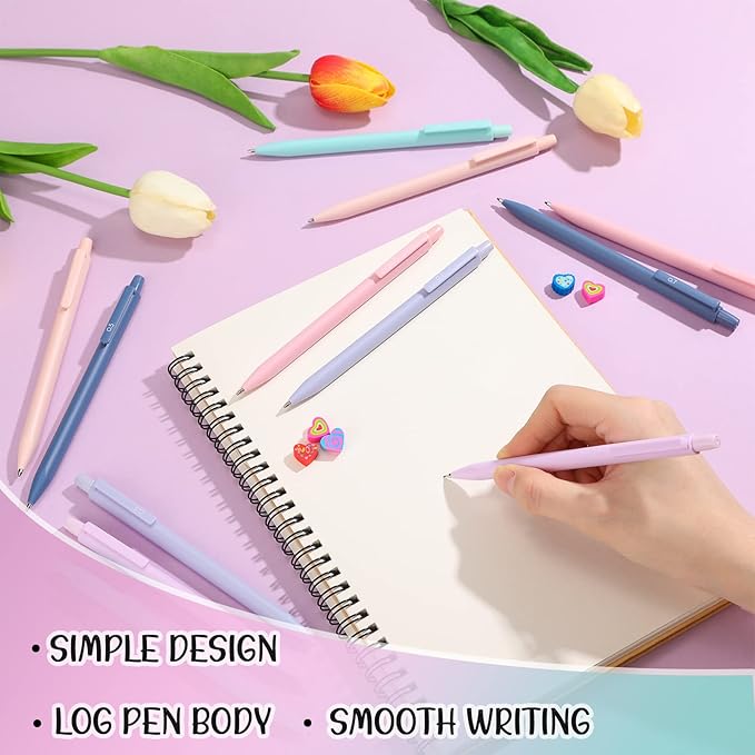 Ctosree 72 Pcs Cute Mechanical Pencil Set Pastel Aesthetic Mechanical Pencils for Kids for School Students Writing Drawing Sketching(0.5 mm, 0.7 mm)