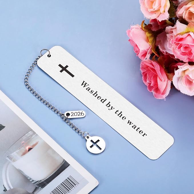 Baptism Gifts for Girl Boys Bookmark Gift for First Communion Christening Gifts for Goddaughter Godson Godchild Baby Girl Adult Baptism Gifts for Women Men Friends Catholic Gifts Religious Bookmarks