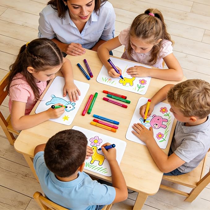 10 Packs of Small Whiteboards, Double-Sided Dry-Erase Blank Boards (Writable & Erasable) for Office, Home, Classroom, Math & Drawing (12” x 8”)