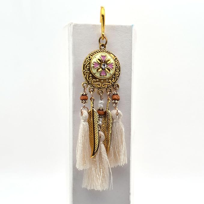 BLBMH Metal Feather Bookmark for Women Cute Bohemian Book Marker Handmade Christian Gifts -FB01