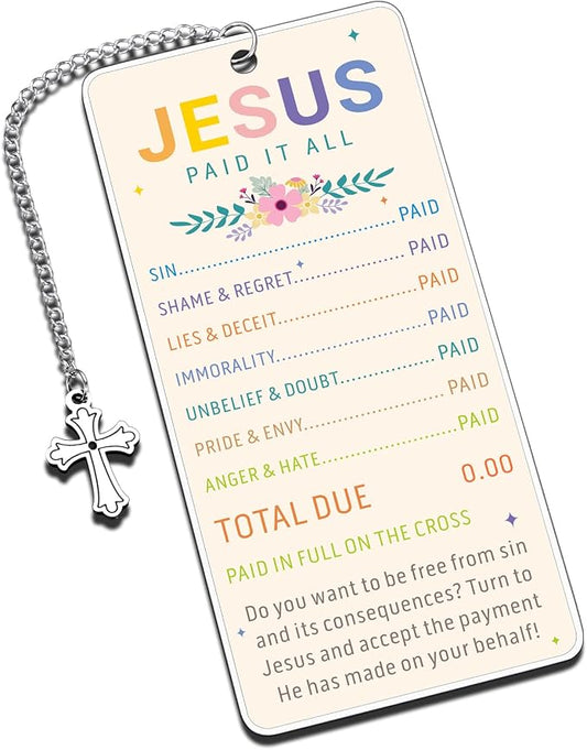 First Communion Gifts for Girls Jesus Bookmark for Women Her Christian Baptism Confirmation Gifts for Teen Girls Bible Accessories Bible Study Religious Catholic Bookmark for Women Jesus Easter Basket