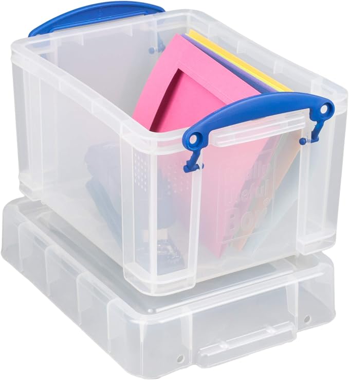 Really Useful Plastic Storage Box 3 Litre Clear