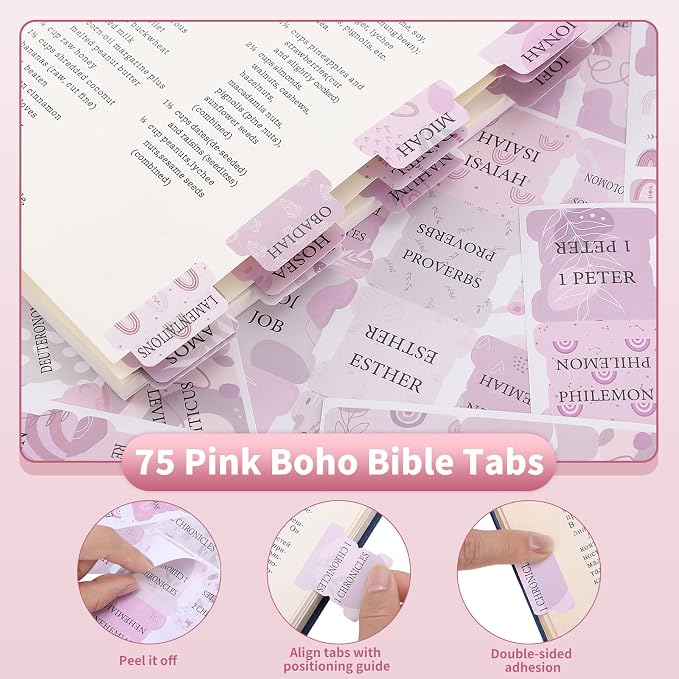 BESARME Bible Cover Case for Women, Large Bible Case Bibles Bag Christian Gifts Bridal Shower Gifts for Girls Religious Study Supplies(Rose)
