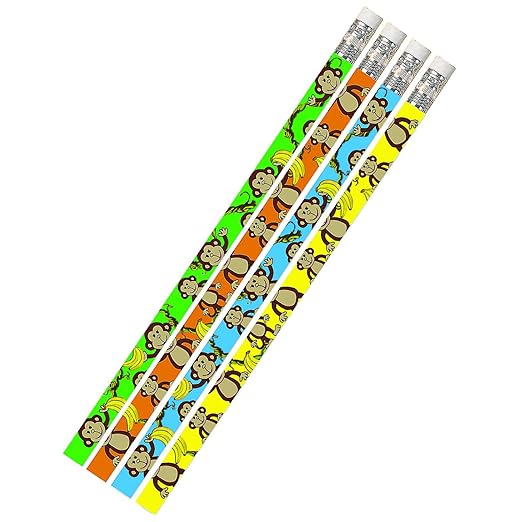 Musgrave Pencil Co Dancin’ Monkey Motivational Pencils School Supplies