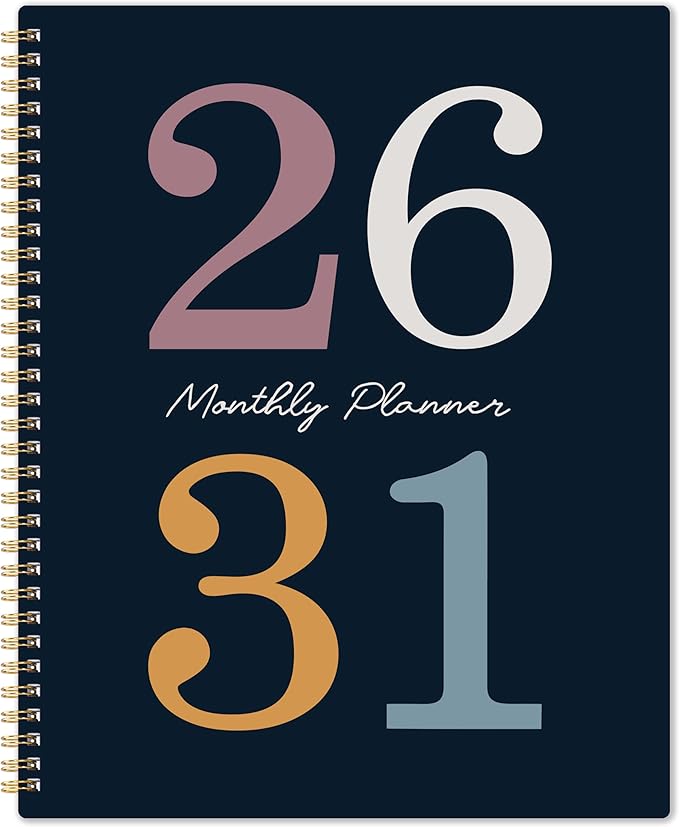 2026-2031 Monthly Planner - 5 Year Monthly Planner 2026-2031 from Jul. 2026 - Jun. 2031, 8.5" x 11", 60 Months Large 5 Year Planners with Tabs, Double-Side Pocket