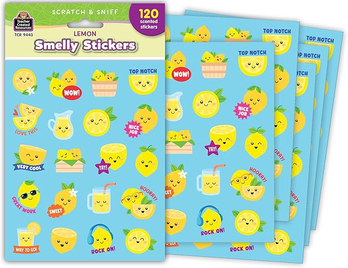 Teacher Created Resources Lemon Smelly Stickers (TCR9443)