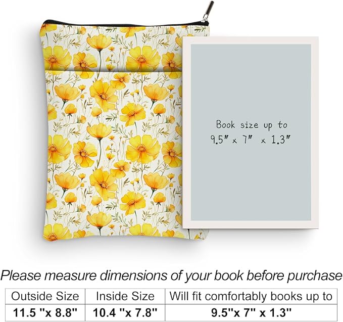 Book Sleeve for Book Lovers, Book Cover for Paperbacks Hardcover