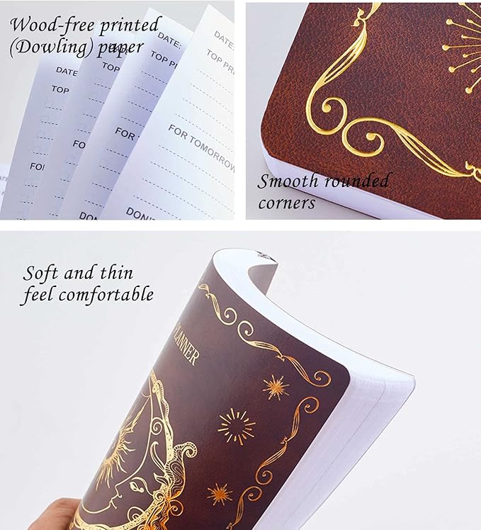 Undated Agenda 2026 Daily Planner 2026, Undated Planner, Daily Planner, Planner, 2026 Monthly Planner, Weekly Planner, Goal Setting, A5 Calendar, Simple Teacher Supplies Daily, Brown