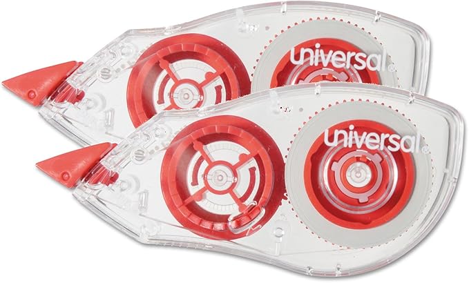 Correction Tape with Two-Way Dispenser, 2/Pack [Set of 2]