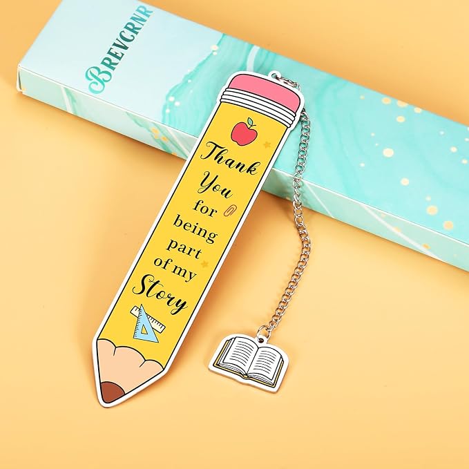 Teacher Appreciation Bookmark Gifts for Women Men, Retirement Gift for Teacher, Back to School Gifts for Teachers, End of Year Thank You Gift Bulk for Teachers from Students, Graduation Teacher's Day