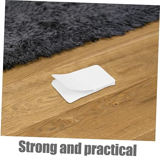 VOSAREA 5PCS Non-Slip Sofa Cushion Fixing Stickers Strong Adhesive Hook and Loop Strips Double-Sided Sticky Tape for Carpet and Furniture Household Use