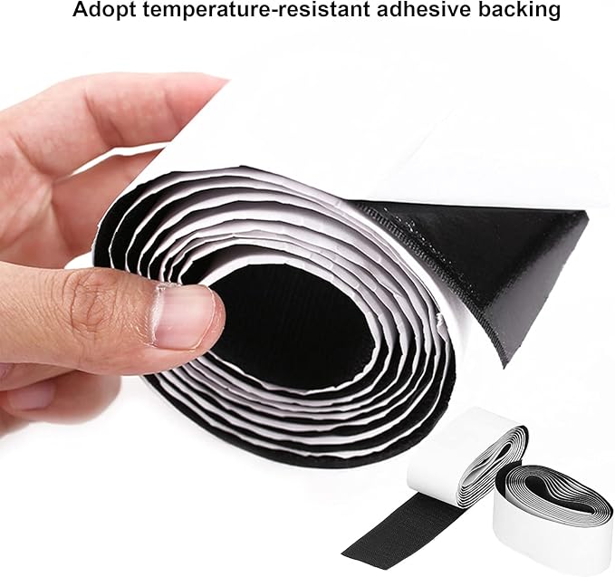 Guitar Effect Pedal Mounting Tape Strong Adhesive Nylon Tape Secure Fastening for Guitar Pedal Board 5cm x 2meters Rough Hook Surface (Hair + Gradient Surface)