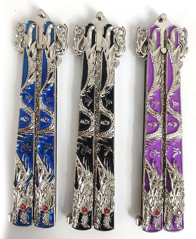 3 Pcs Dragon Lover Gift Set - Blunt Non-Sharp Mythical Collectible(NO157)