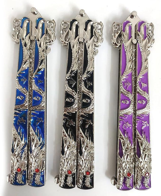3 Pcs Dragon Lover Gift Set - Blunt Non-Sharp Mythical Collectible(NO157)