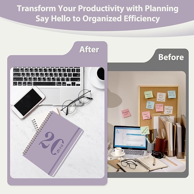 2026 Planner, Weekly and Monthly Calendar Academic Planner, Jan 2026 - Dec 2026, Planning Agenda Book for Desk Accessories and School Supplies - A5 (6.3'' x 8.5'')
