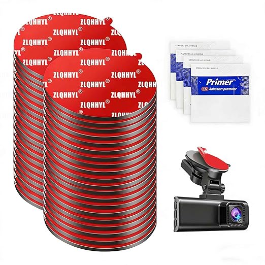 Heavy Duty 24 Pcs Round Double Sided Tape, 2.2 in Strong Adhesive Tape Waterproof Heat Resistant, Extreme Mounting Foam Tape for Indoor and Out Door, Home Decoration, Car