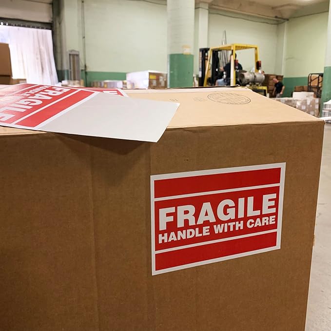 Blank Labels Half Sheet Shipping Labels, 5.5" x 8.5" (5-1/2 x 8-1/2) Permanent White Matte Label, Inkjet and Laser Guaranteed Made in USA - 2500 Sheets - 5000 Labels