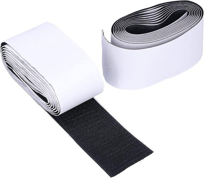 Guitar Effect Pedal Mounting Tape Strong Adhesive Nylon Tape Secure Fastening for Guitar Pedal Board 5cm x 2meters Rough Hook Surface (Hair + Gradient Surface)