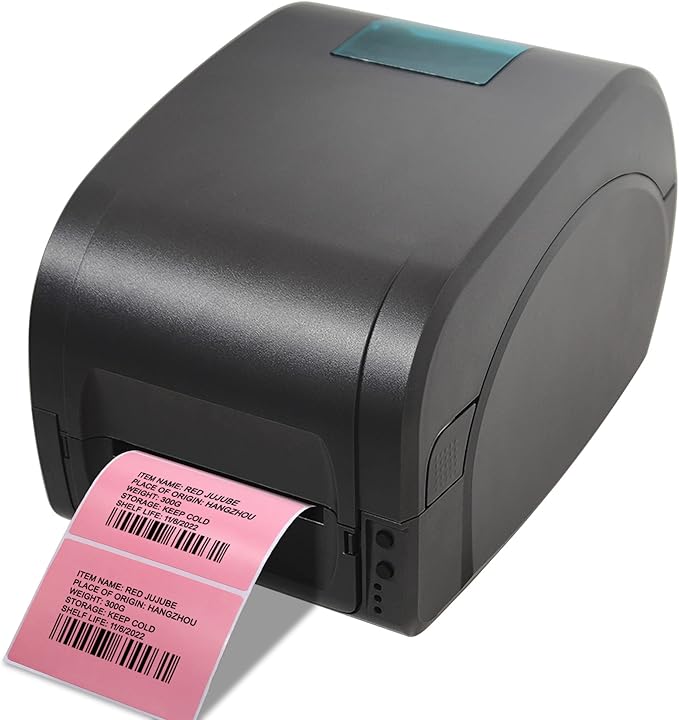 Hybsk 3x2 inch Color Direct Thermal Labels for Shipping, Barcodes, Address, Compatible with Rollo Label Printer & Zebra Desktop Printers (3"x2",Pink)