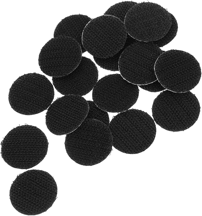 GLEAVI 20pcs Double-Sided Adhesive Hook and Fasteners for Carpet Gripper and Wall Mounting Strong Non-damaging Tapes for Use
