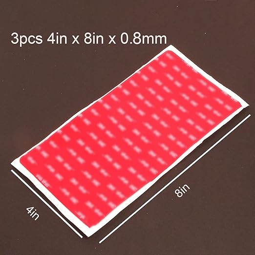 3M Double Sided Tape Heavy Duty 3pcs 4in x 8in Mounting Tape Pad Sticker Strong Adhesive Tape Waterproof Foam Tape for Indoor and Outdoor